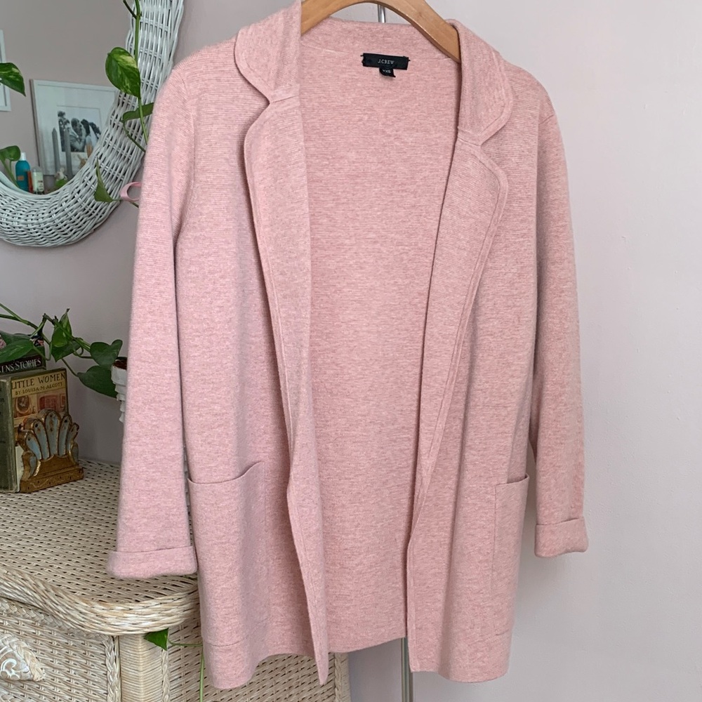 J. Crew Soft Pink Knit Sweater